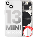 Back Housing W/ Small Components Pre-Installed Compatible For iPhone 13 Mini (US Version) (No Logo) (Aftermarket Plus) (Starlight)