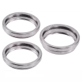 Back Camera Bezel Ring Only Compatible For iPhone 16 Pro / 16 Pro Max (Natural Titanium) (3 Piece Set)