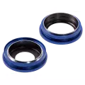 Back Camera Lens With Bracket & Bezel Compatible For iPhone 16 / 16 Plus (Ultramarine) (2 Piece Set) (Premium)