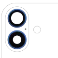 Back Camera Lens With Bracket & Bezel Compatible For iPhone 16 / 16 Plus (Ultramarine) (2 Piece Set) (Premium)