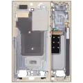 Mid-Frame Housing Compatible For Samsung Galaxy S24 Ultra 5G (US & International Version) (Titanium Yellow)