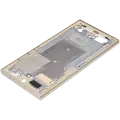 Mid-Frame Housing Compatible For Samsung Galaxy S24 Ultra 5G (US & International Version) (Titanium Yellow)