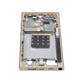 Mid-Frame Housing Compatible For Samsung Galaxy S24 Ultra 5G (US & International Version) (Titanium Yellow)